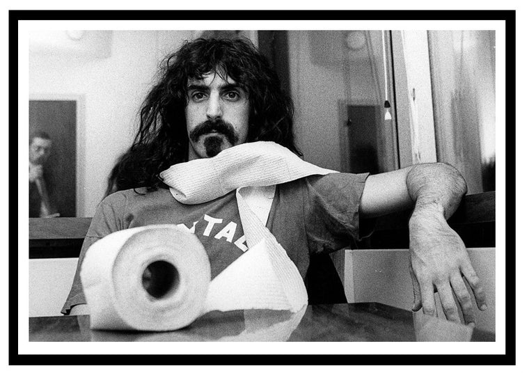 Frank Zappa Framed Art Print 1968 27 x 19