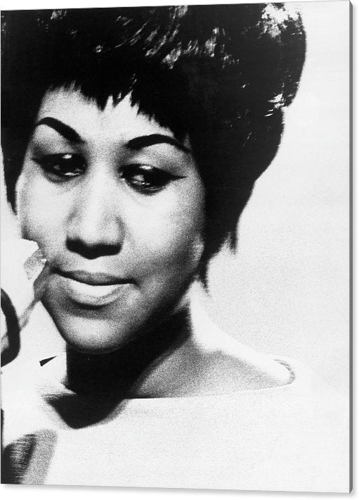 Aretha Franklin In The 1960s Acrylic Print 33 x 40