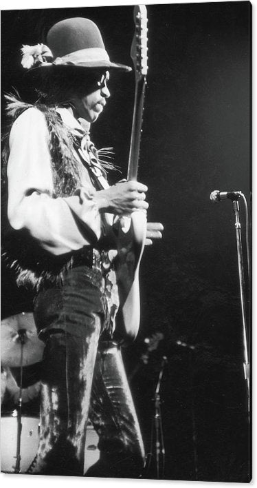 Jimi Hendrix At The Fillmore East Acrylic Print 29 x 48