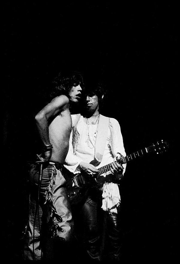Mick Jagger and Keith Richards of the Rolling Stones 42 x 61