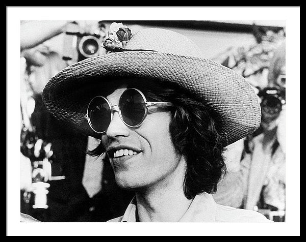 Mick Jagger 1970 Framed Print 41 x 33