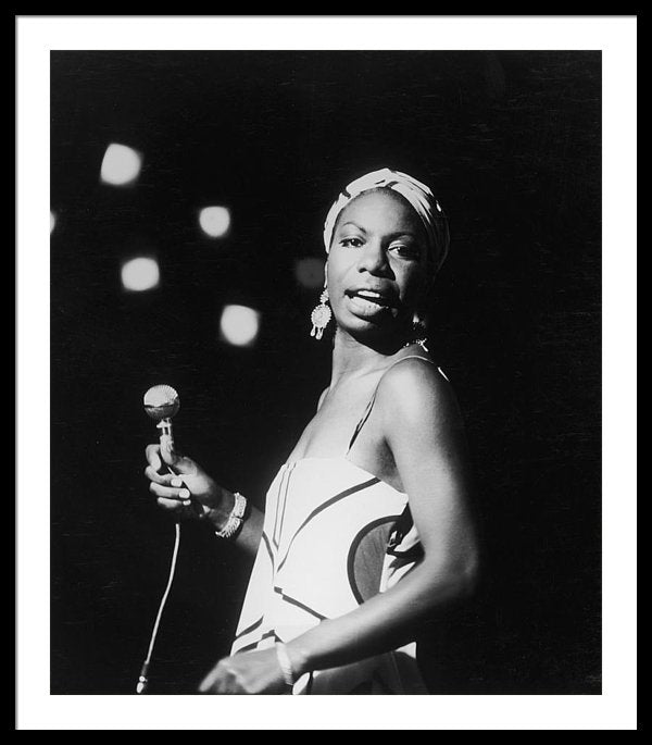 Nina Simone In Concert Framed Print 36 x 41