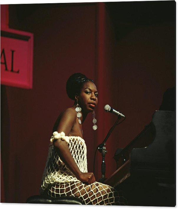 Nina Simone Acrylic Print 47 x 48