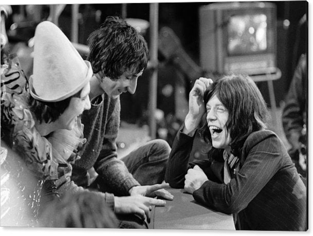 Mick Jagger, of the Rolling Stones 1968 Acrylic Print 40 x 25