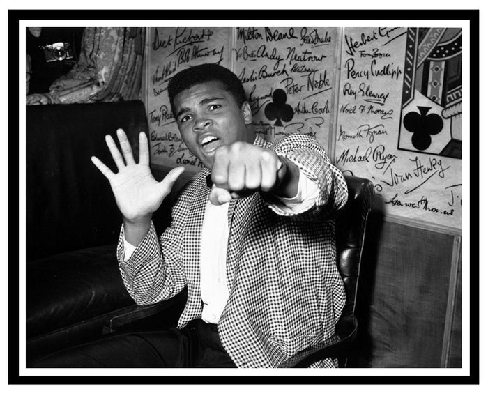 Cassius Clay Predicts Five Art Print 30 x 24