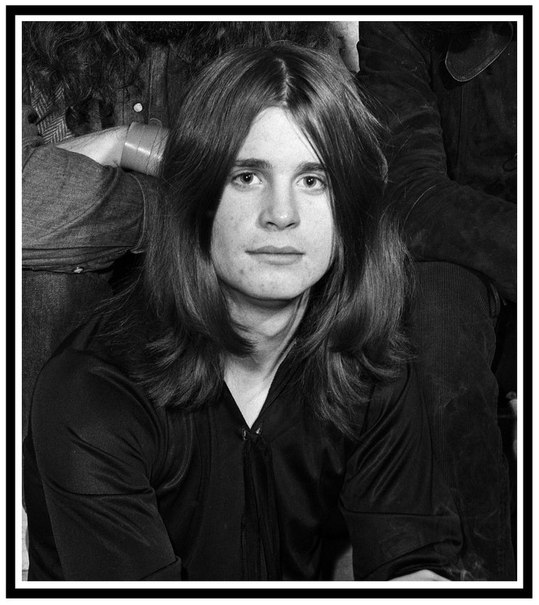 Young Ozzy Osbourne.