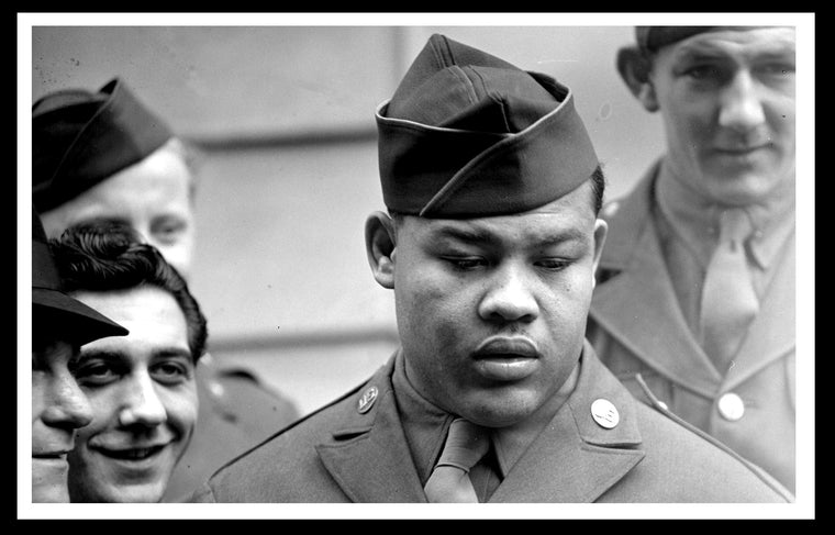 G.I. Joe Louis – 1944 Framed Print 32 x 21