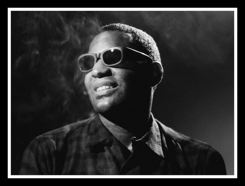 Ray Charles in 1966 Framed Print 24 x 18