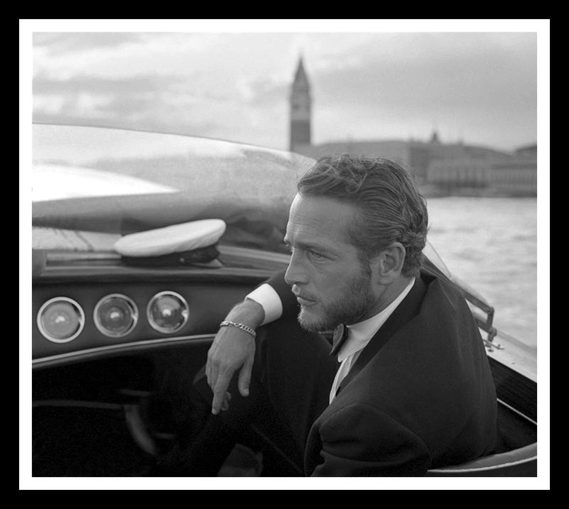 Paul Newman in Venice (1963) 26 x 24 Framed Print