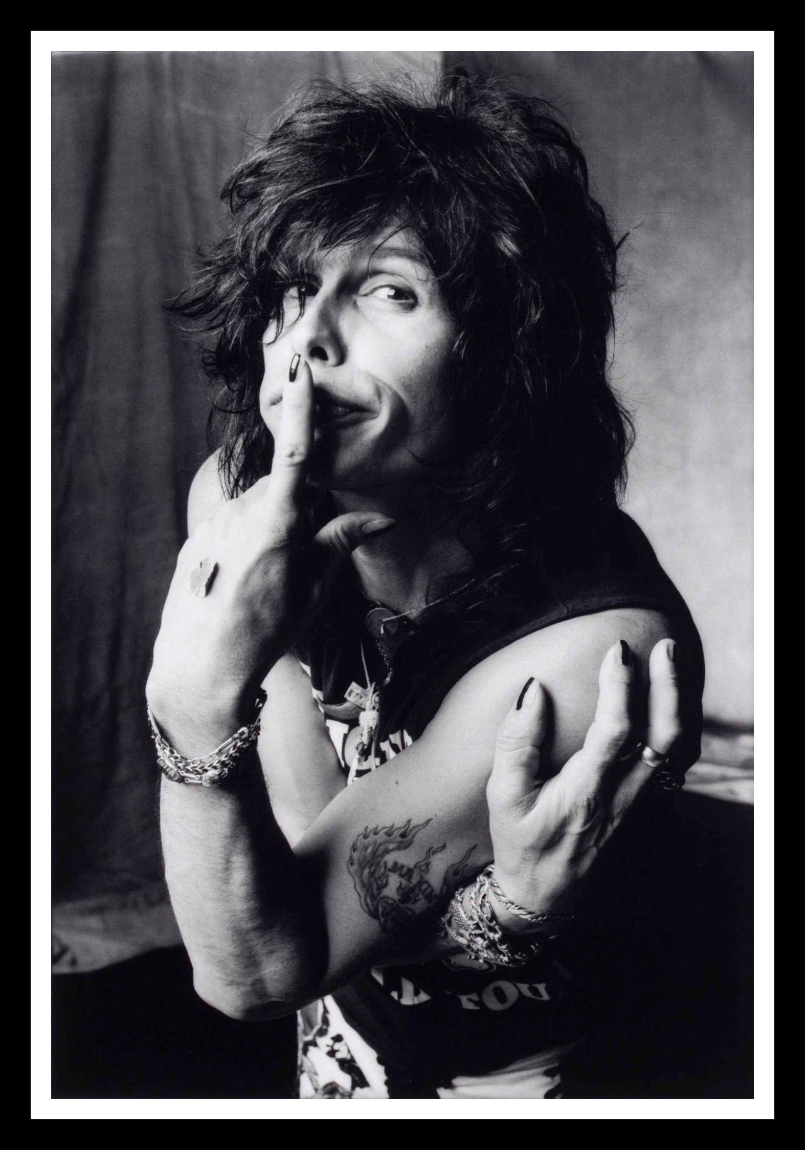 Steven Tyler, Aerosmith (Los Angeles, 1988) Framed Print 27 x 38