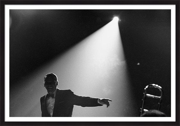 Frank Sinatra On Stage Framed Print 44 x 31