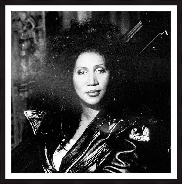 Aretha Franklin Framed Print 28 x 41