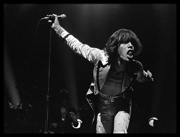 Mick Jagger in performance at Sportpaleis AHOY 41 x 31