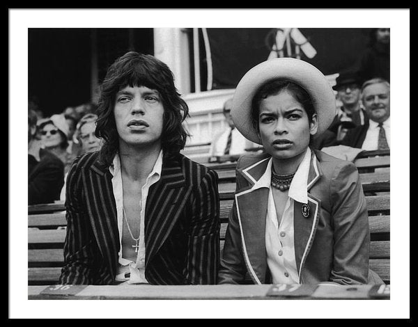 Mick Jagger and his wife Bianca Jagger 41 x 32