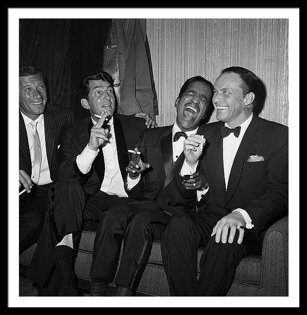 Rat Pack At Carnegie Hall Framed Print 33 x 34