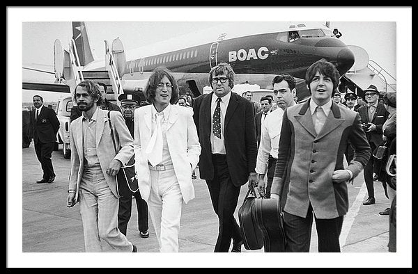 John Lennon (in white suit) and Paul McCartney 53 x 35